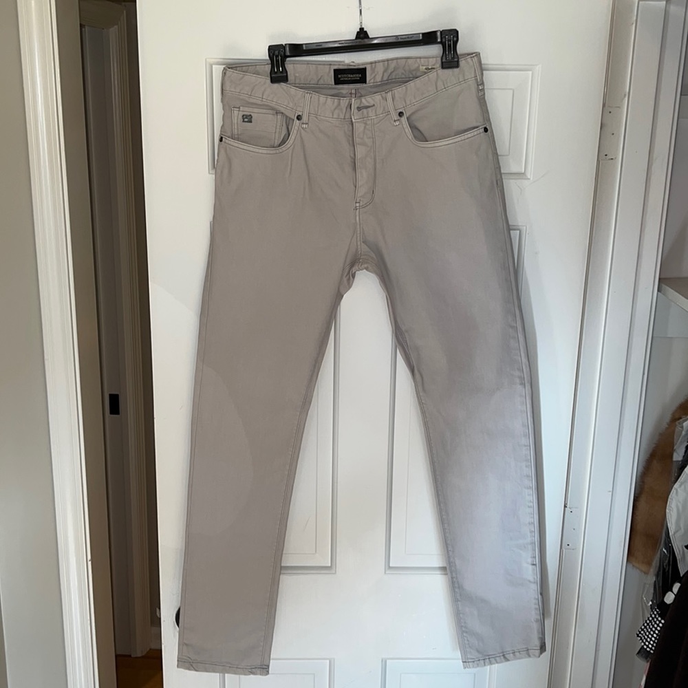 Scotch and Soda “Dylan” gray skinny jeans